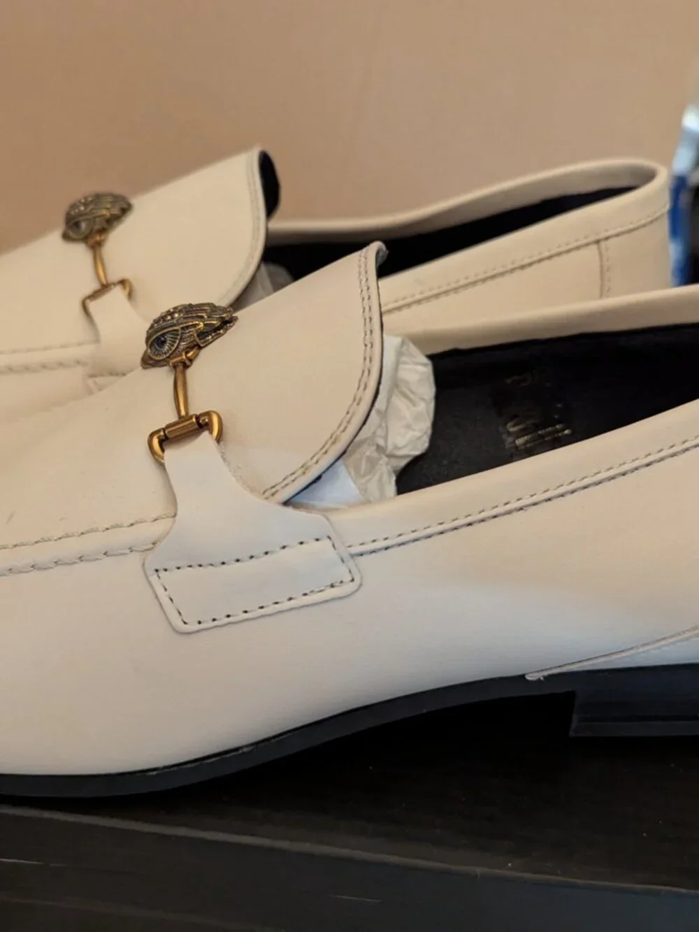 KURT GEIGER London Loafers Beige Mens Loafers Size 11